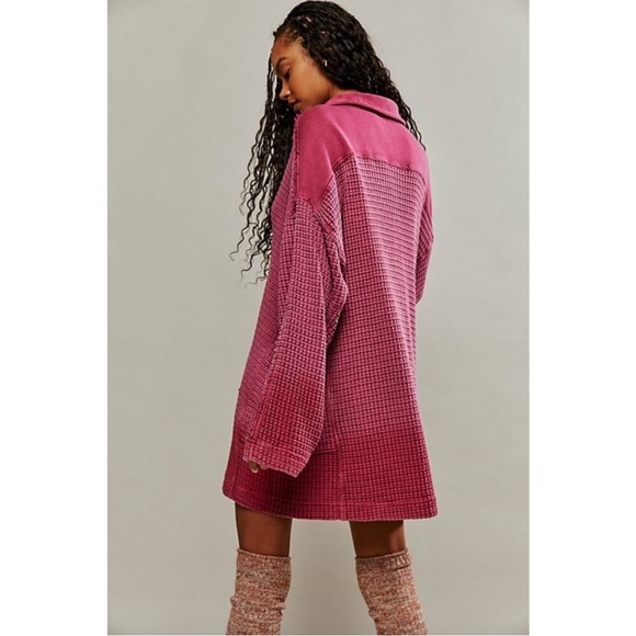 Free People GUC Wilder Polo Size Small in Boysenberry - Picture 2 of 13